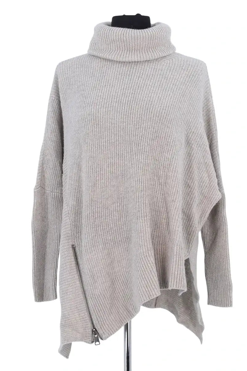Pull All Saints Anthracite en Laine, taille L - Seconde Main