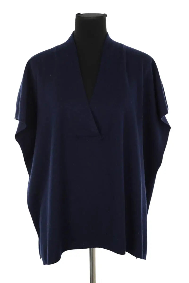 Pull Allude Marine en Laine, taille S - Seconde Main