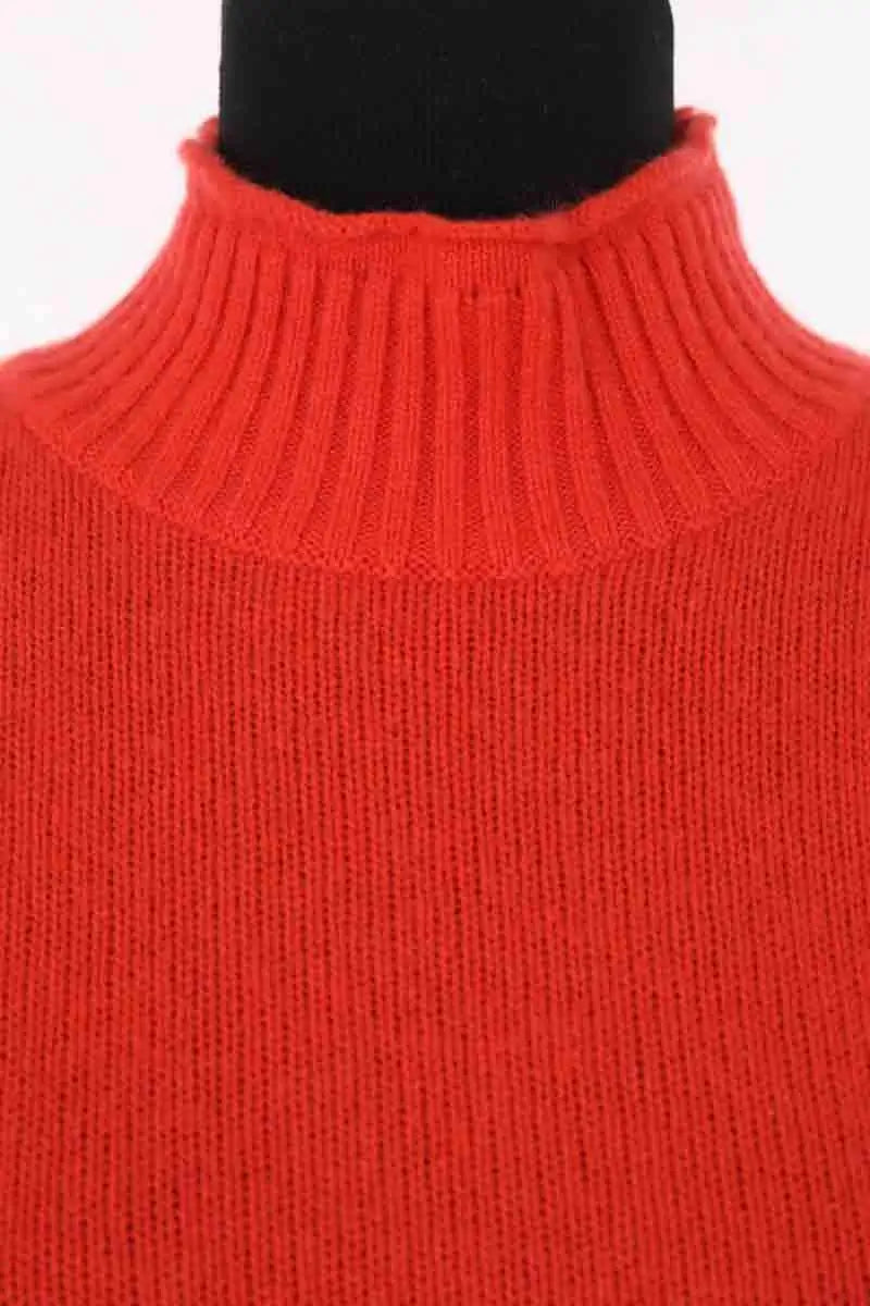 Pull Allude Orange en Cachemire