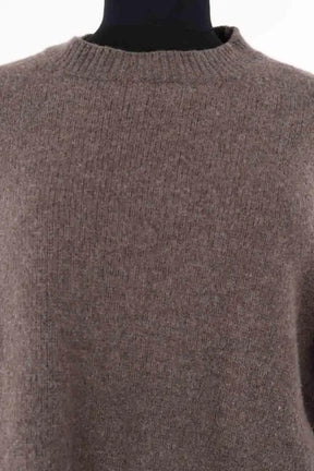 Pull Almada Label Marron en Laine