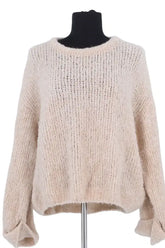 Pull American Vintage Beige en Laine, taille S - Seconde Main
