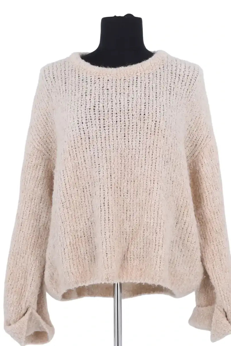 Pull American Vintage Beige en Laine, taille S - Seconde Main