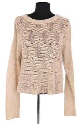 Pull American Vintage Beige en Lin, taille S - Seconde Main