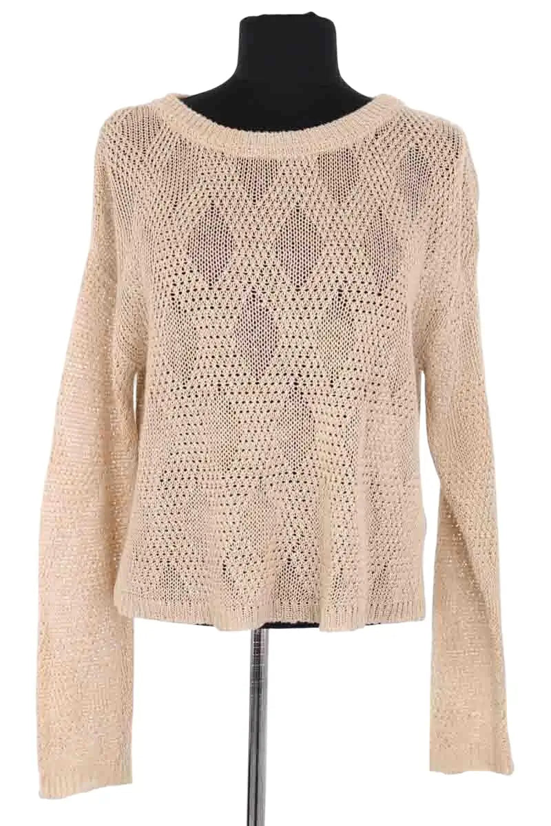 Pull American Vintage Beige en Lin, taille S - Seconde Main