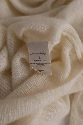 Pull American Vintage Ecru en Laine