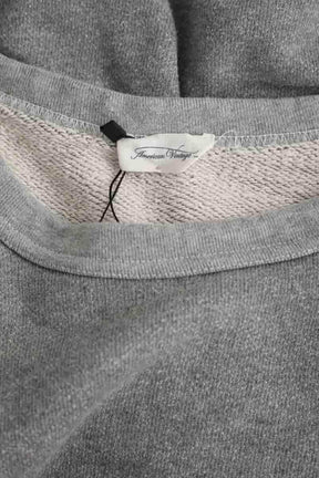 Pull American Vintage Gris en Coton