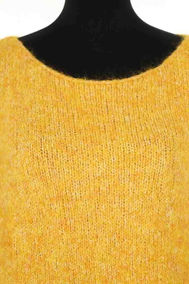 Pull American Vintage Jaune en Laine