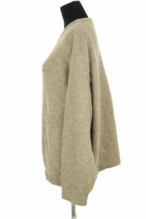 Pull American Vintage Kaki en Laine
