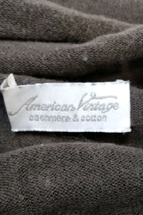 Pull American Vintage Marron en Coton