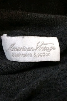 Pull American Vintage Noir en Coton
