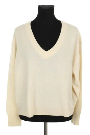 Pull American Vintage Raxow Beige en Laine, taille M - Seconde Main