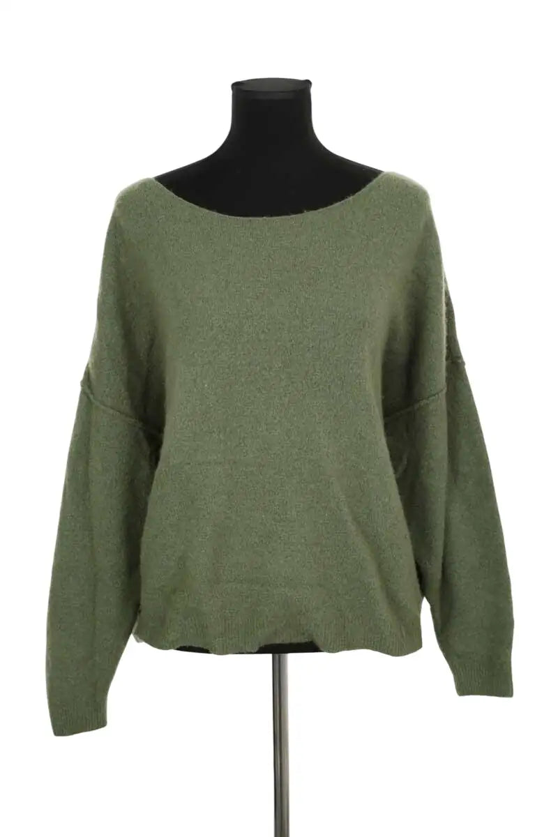 Pull American Vintage Vert en Polyamide, taille L - Seconde Main