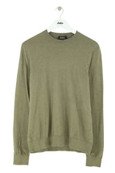 Pull APC Kaki en Coton, taille M - Seconde Main