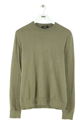 Pull APC Kaki en Coton, taille M - Seconde Main