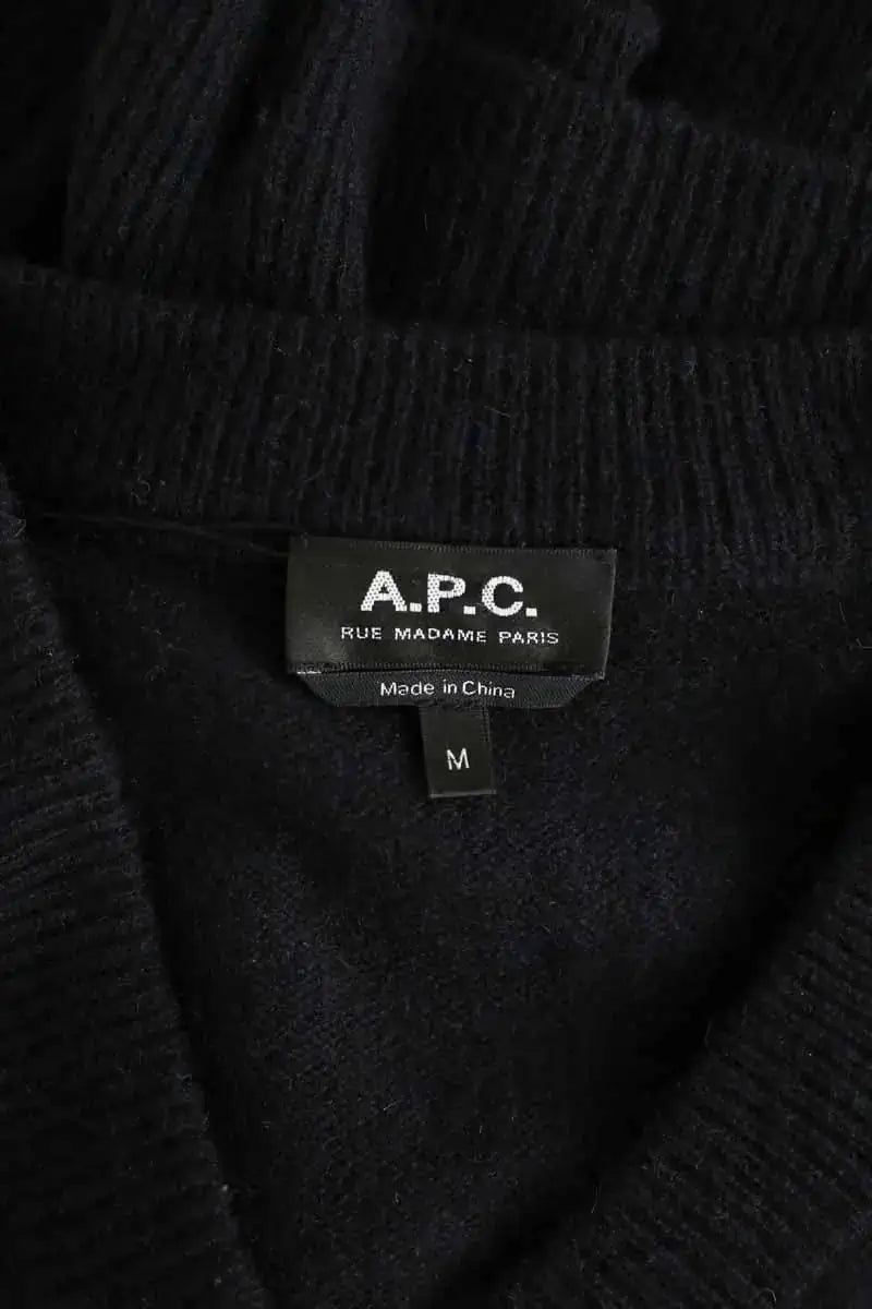 Pull APC Noir en Laine