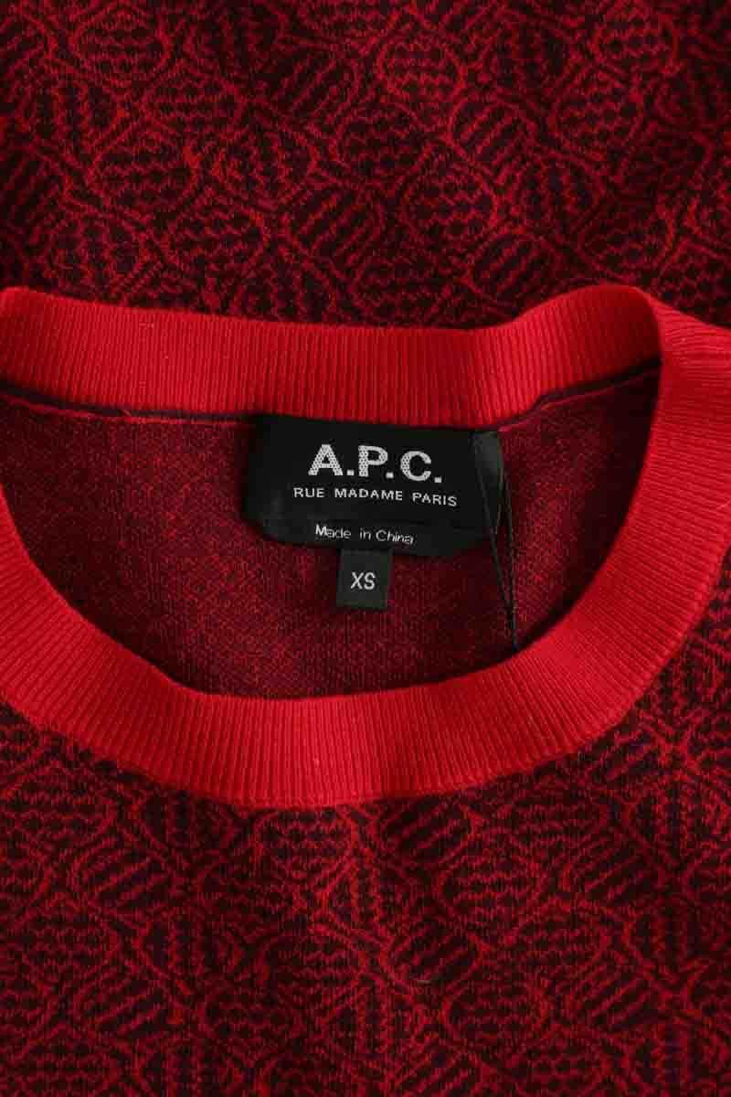Pull APC Rouge en Laine
