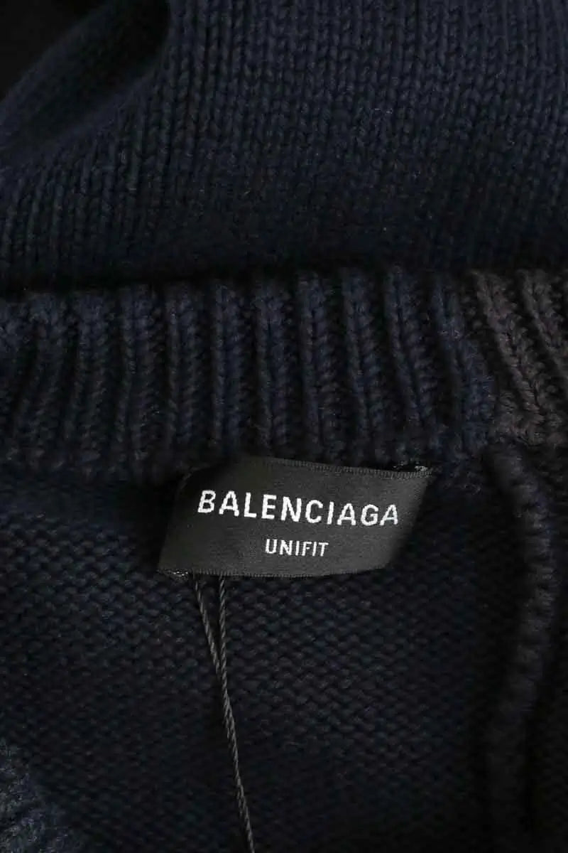 Pull Balenciaga Bleu en Laine