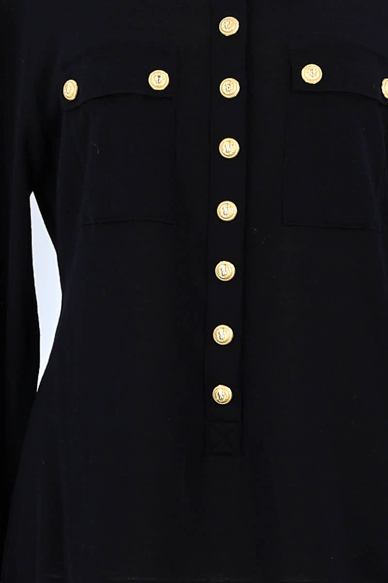 Pull Balmain Noir en Laine