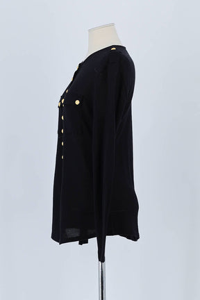 Pull Balmain Noir en Laine