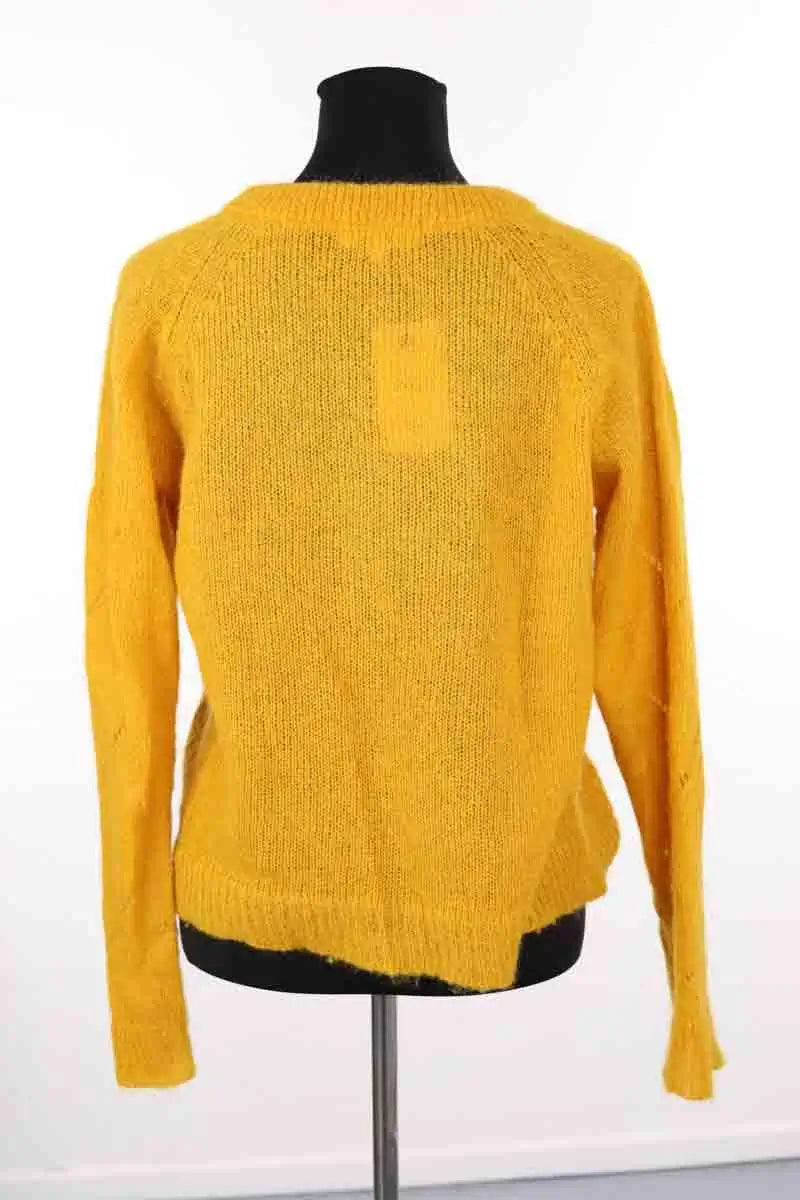 Pull Balzac Jaune en Synthétique