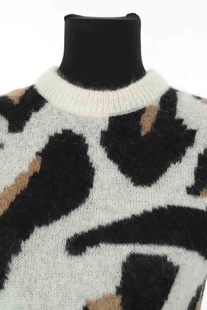 Pull Balzac Multicolore en Laine