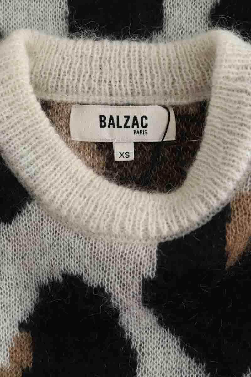 Pull Balzac Multicolore en Laine