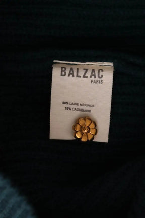 Pull Balzac Paula Vert en Laine