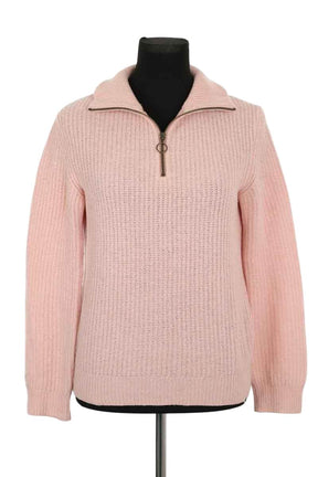 Pull Balzac Rose en Laine, taille XS - Seconde Main