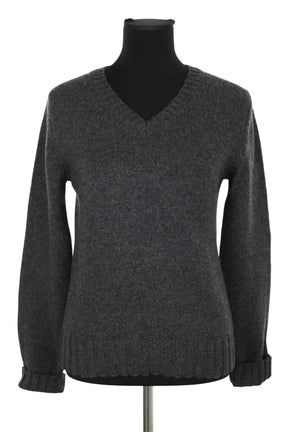 Pull Barbara Bui Anthracite en Laine, taille M - Seconde Main