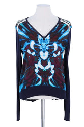 Pull Barbara Bui Marine en Soie, taille S - Seconde Main