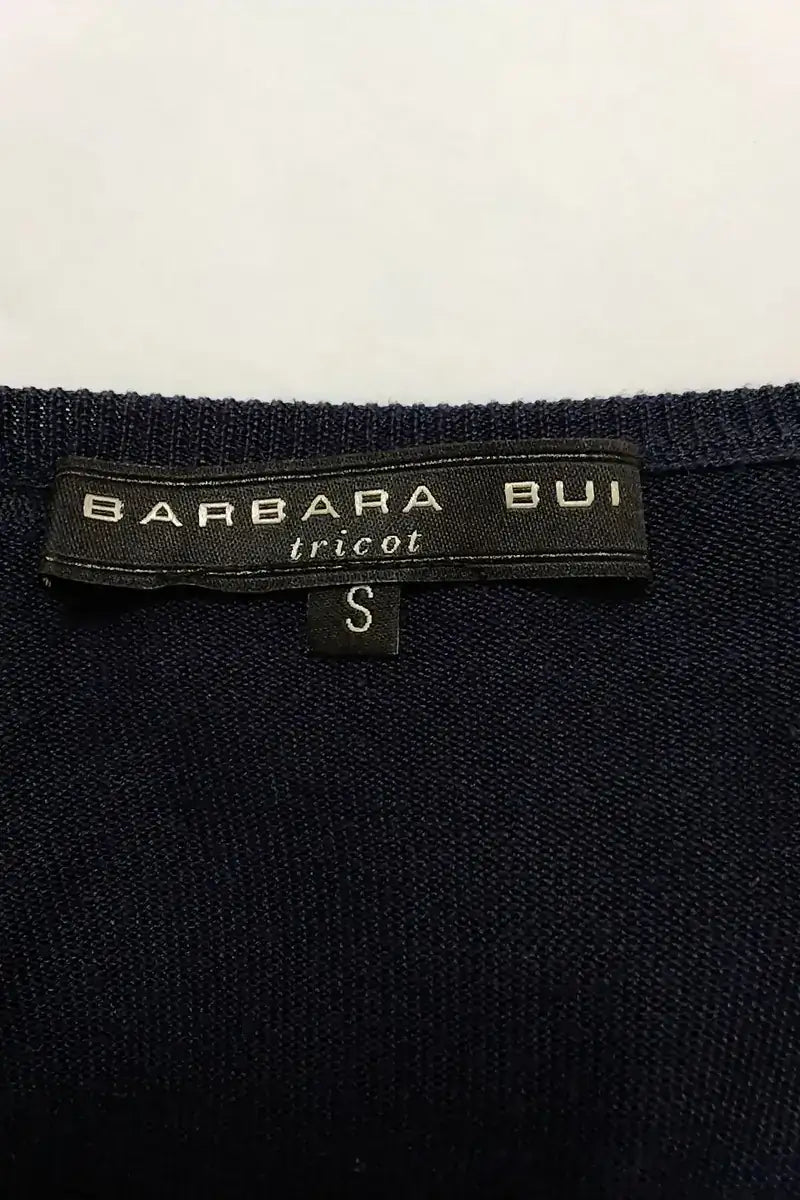 Pull Barbara Bui Marine en Soie
