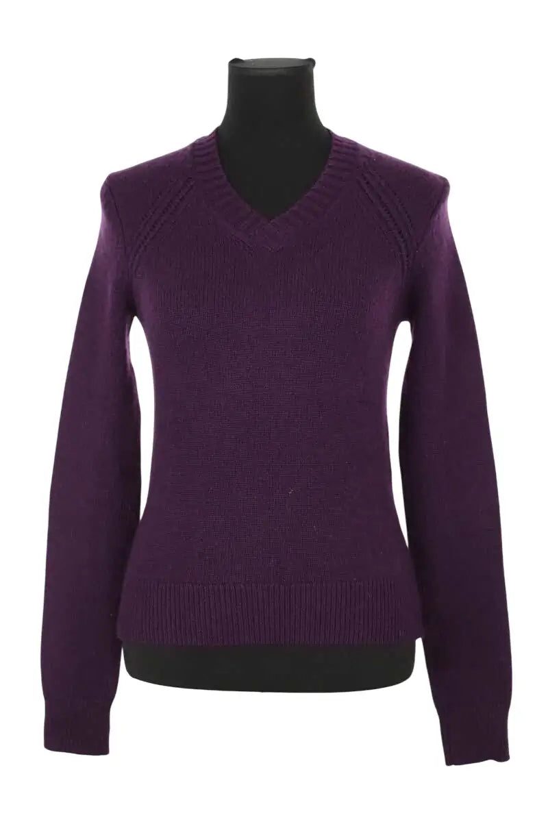 Pull Barbara Bui Violet en Laine, taille S - Seconde Main