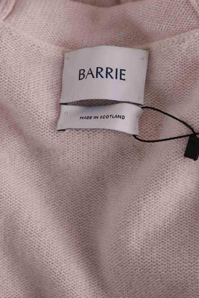 Pull Barrie Stripe hooded sweater Rose en Cachemire