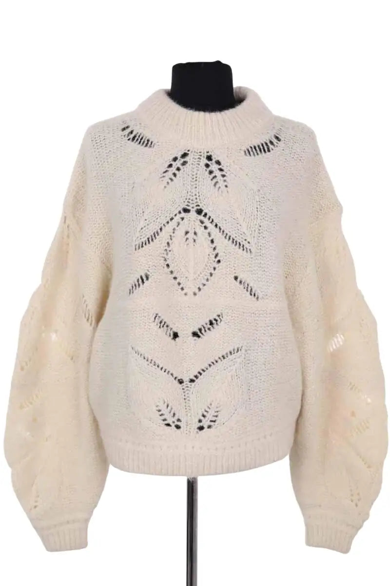 Pull Ba&Sh Beige en Laine, taille L - Seconde Main