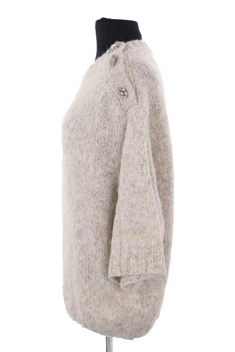 Pull Ba&Sh Beige en Laine
