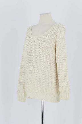 Pull Bash Beige en Laine