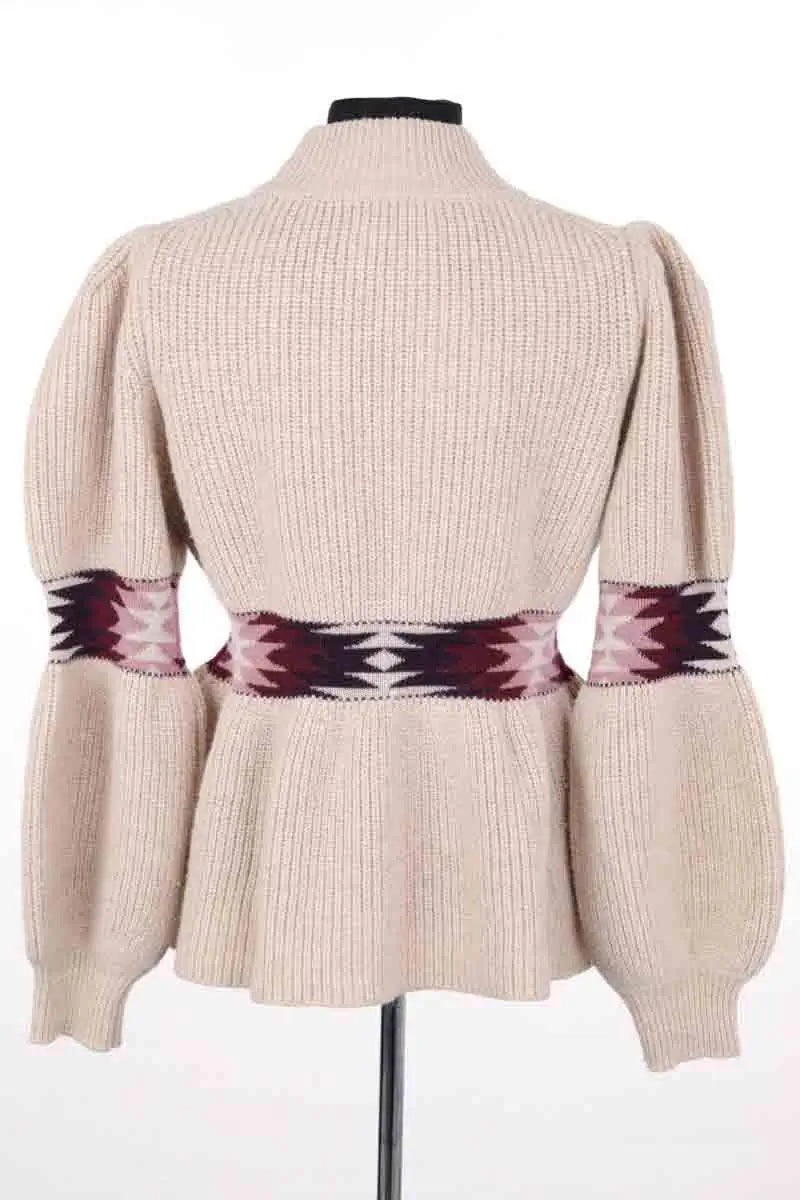 Pull Ba&Sh Beige en Laine
