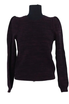 Pull Ba&Sh Bordeaux en Laine, taille M - Seconde Main