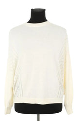 Pull Ba&Sh Ecru en Laine, taille XS - Seconde Main