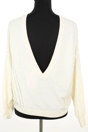 Pull Ba&Sh Ecru en Laine