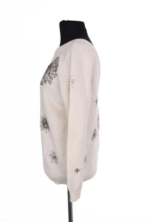 Pull Ba&Sh Ecru en Laine