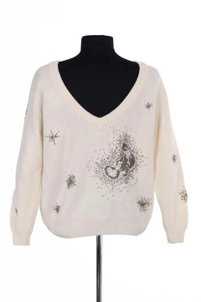 Pull Ba&Sh Ecru en Laine