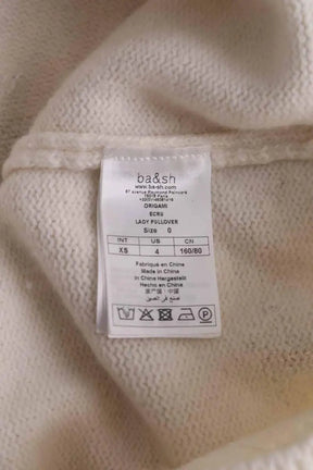 Pull Ba&Sh Ecru en Laine