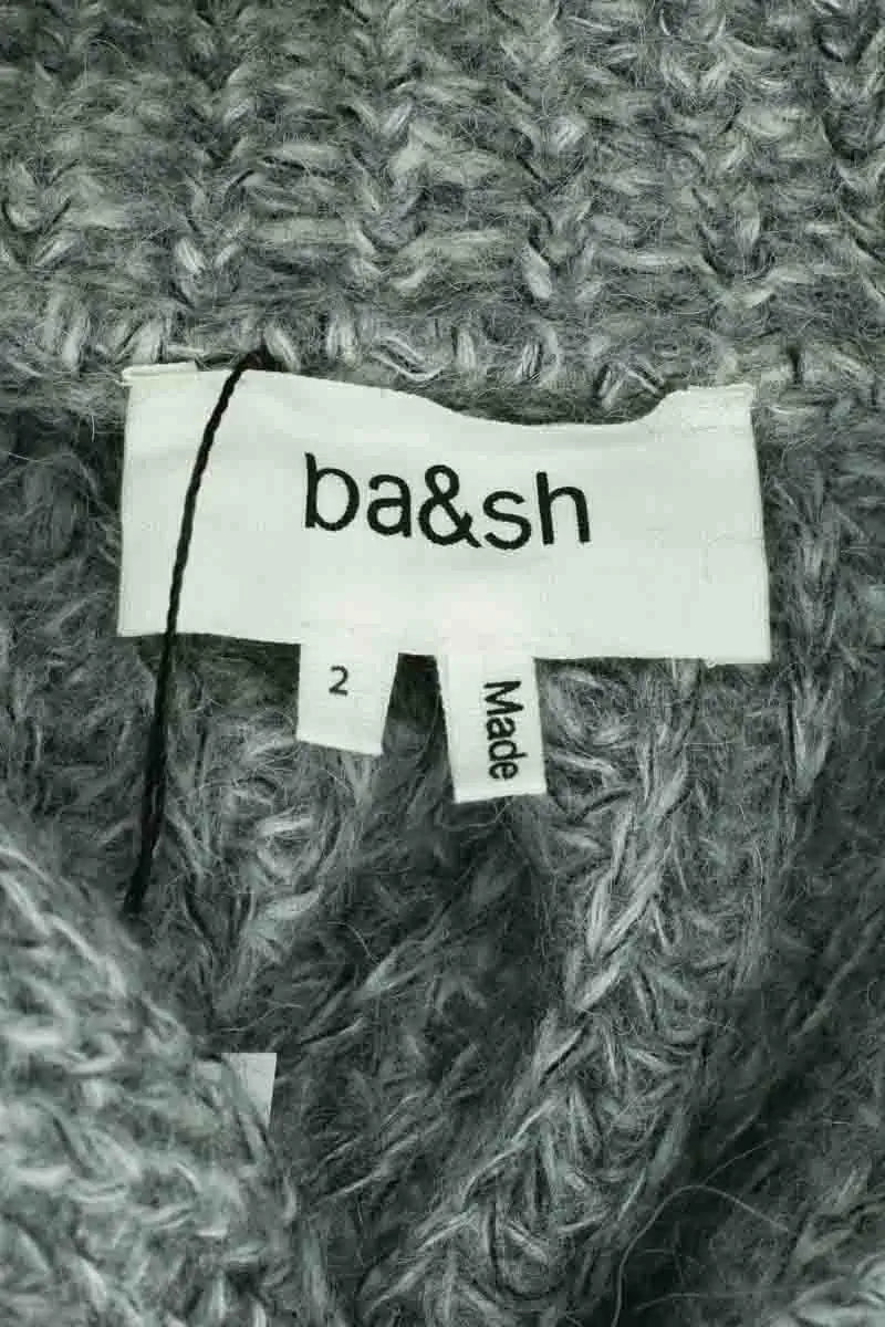 Pull Ba&Sh Gris en Laine