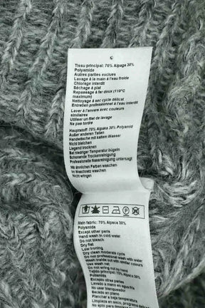 Pull Ba&Sh Gris en Laine