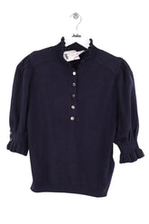 Pull Ba&Sh Marine en Coton, taille S - Seconde Main