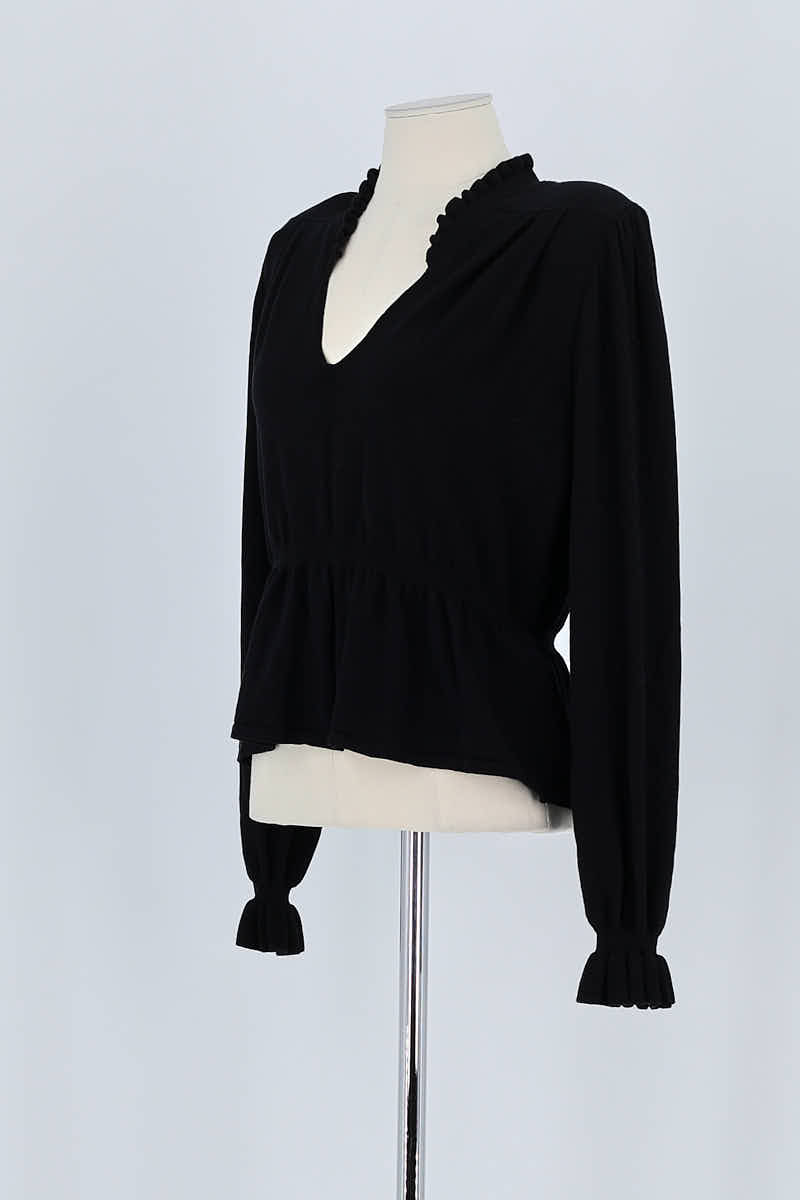 Pull Bash Noir en Coton