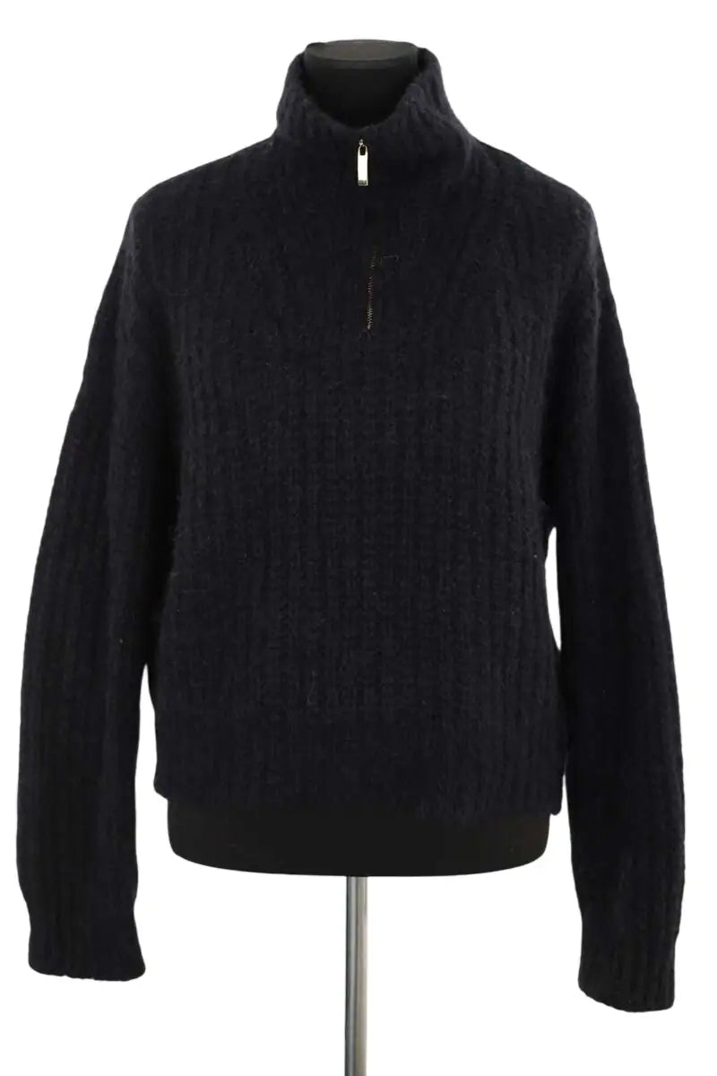 Pull Ba&Sh Noir en Laine, taille S - Seconde Main