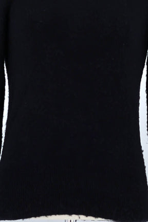 Pull Bash Noir en Laine