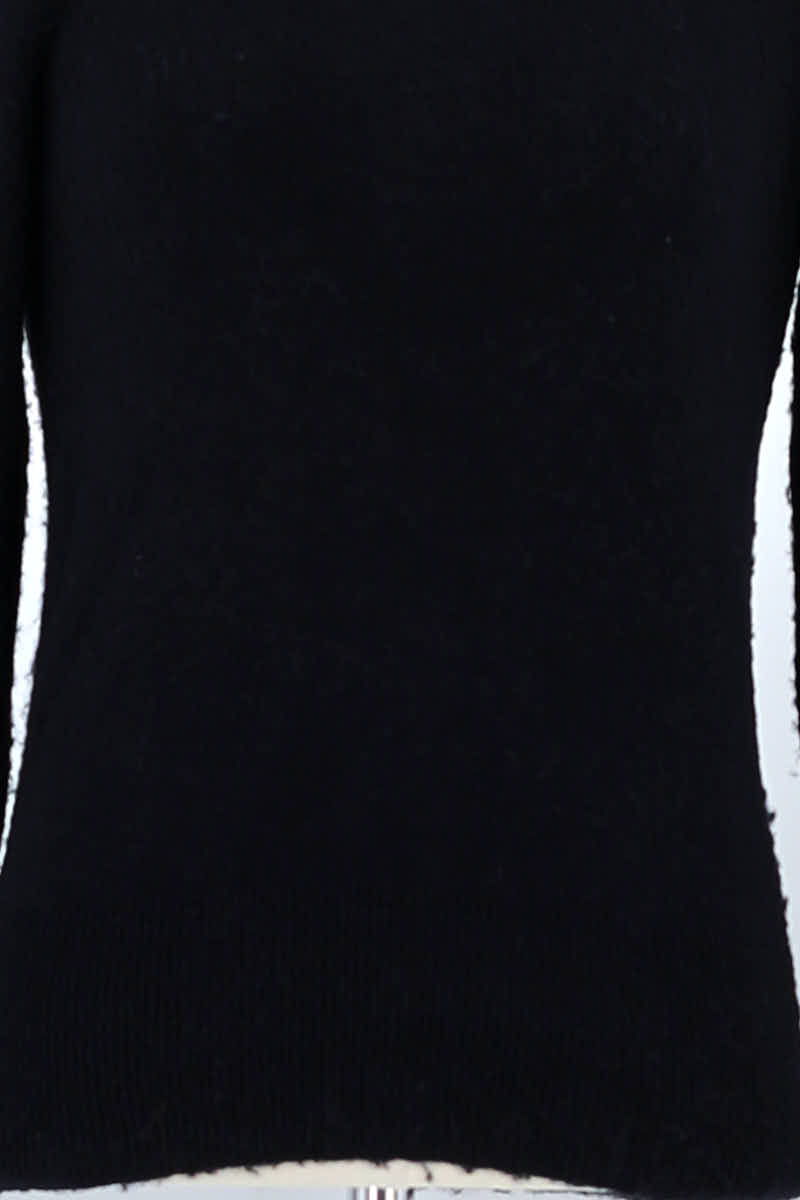Pull Bash Noir en Laine
